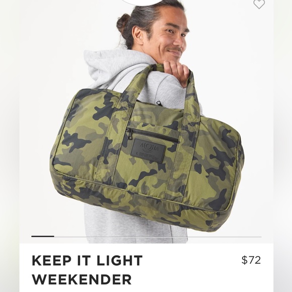 ALOHA Collection Other - NWT Aloha Collection Keep It Light Weekender Hunter/Olive Camo Print